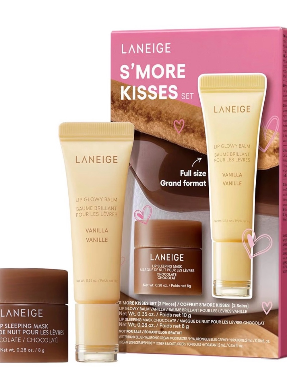 LANEIGE Lip Glowy Balm: Sheer Tinted Lip Moisturizer with Shea Butter